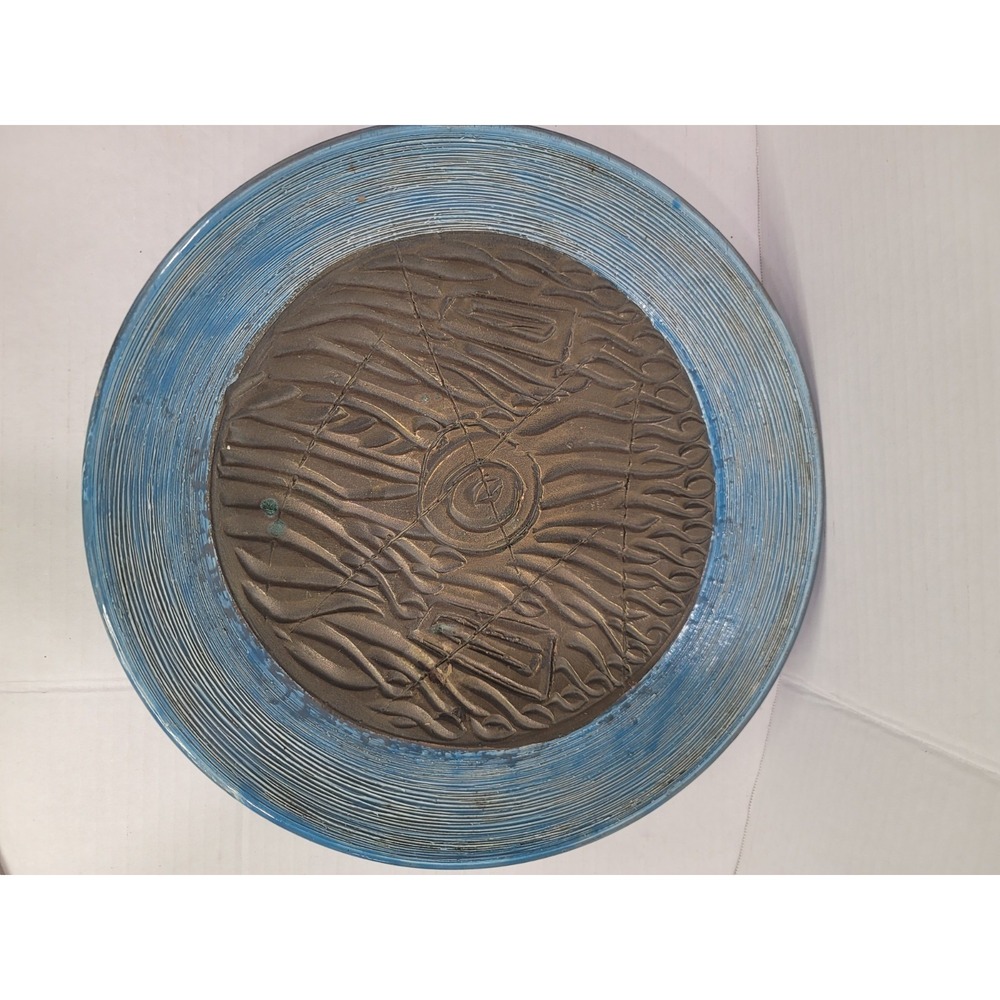 Vintage Bitossi Plater handmade in Italy by Aldo Londi late 50's ceramic